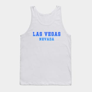 Blue Gradient Las Vegas Nevada Logo / Lettering Tank Top